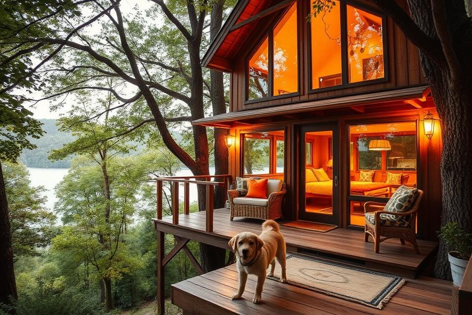 Baumhäuser für Übernachtungen mit Hunden