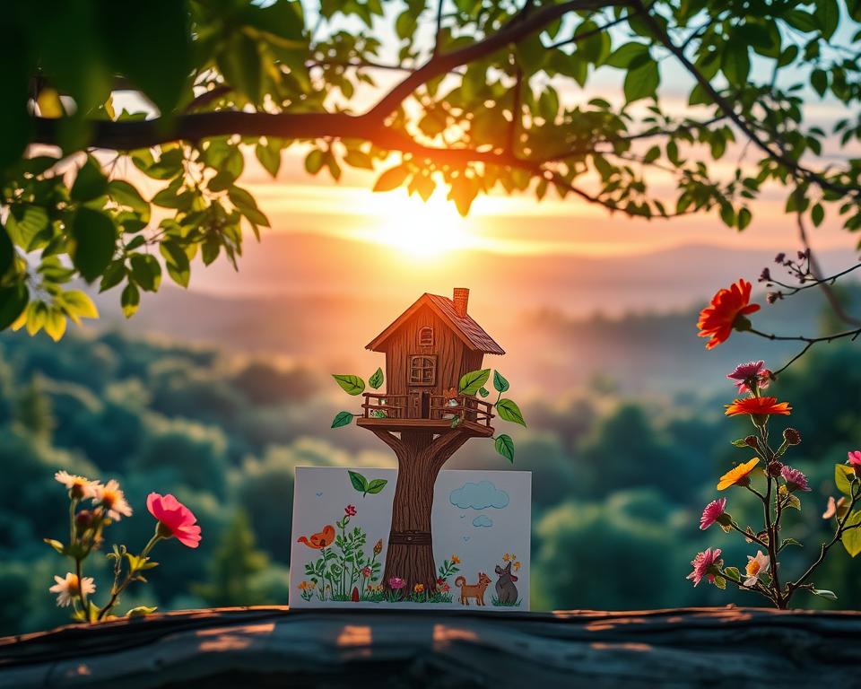 Baumhaus Einladung essentielle Elemente Baumhaus Einladung essentielle Elemente