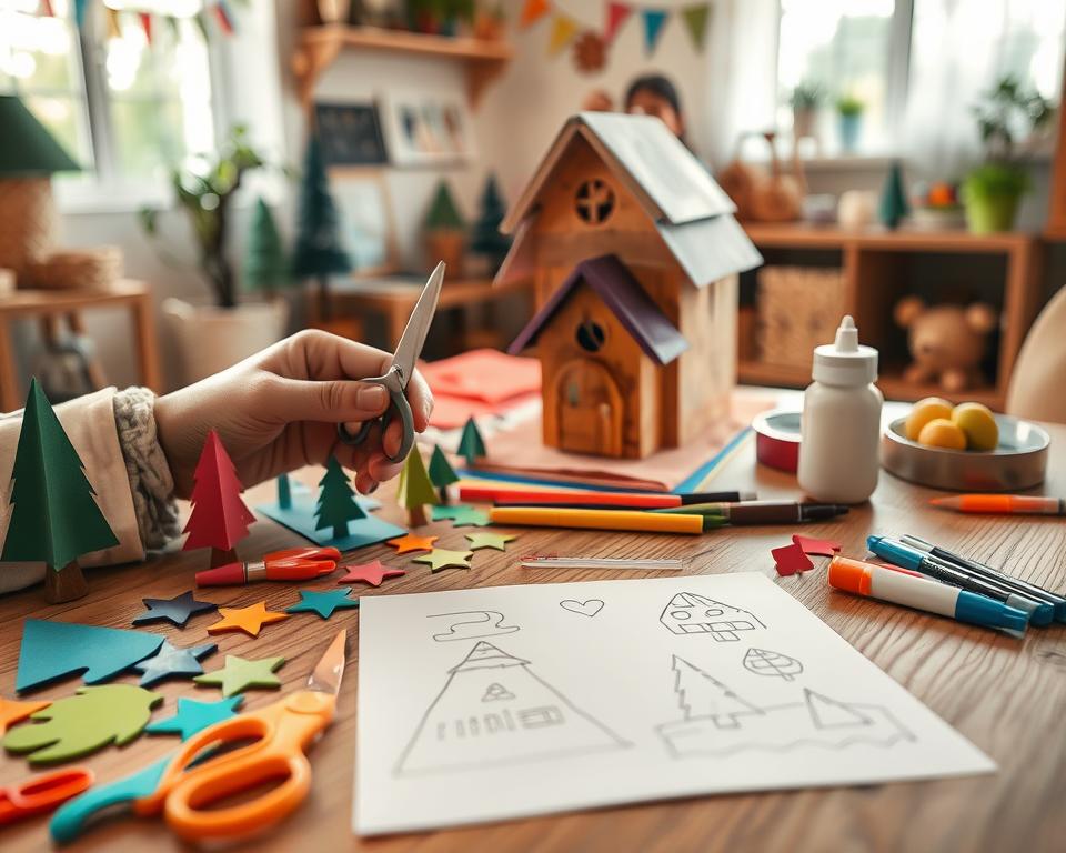 DIY Baumhaus Karte Basteln DIY Baumhaus Karte Basteln